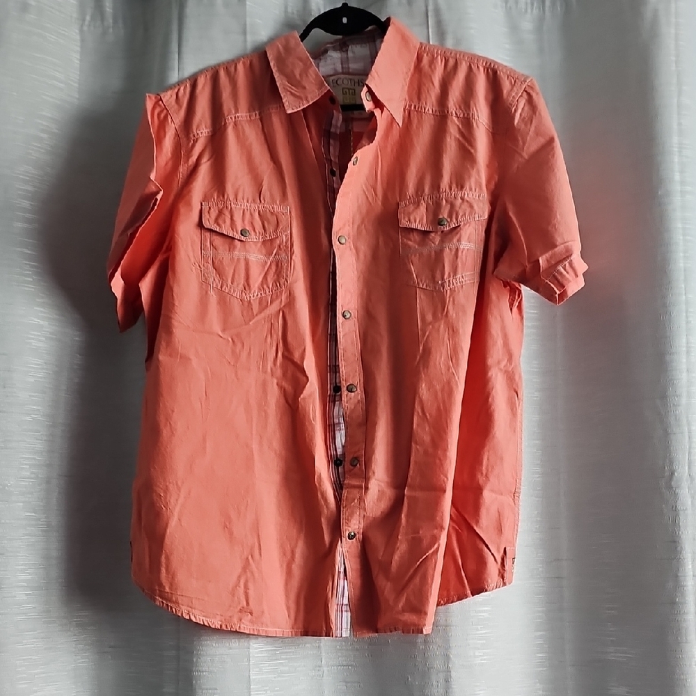 Ecoths Men's Ginger Spice Short Sleeve Shirt